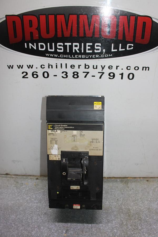 Used SQUARE D POWERPACT I-LINE CIRCUIT BREAKER BGA160305 30 AMP C-POLE 277 VAC