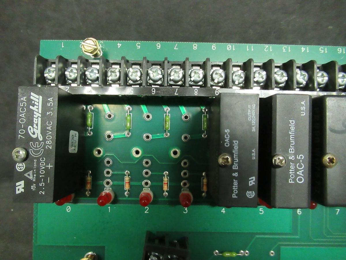 CROUZET CORP RELAY CIRCUIT BOARD 57-105/Z PB-24 **WARRANTY INCLUDED**