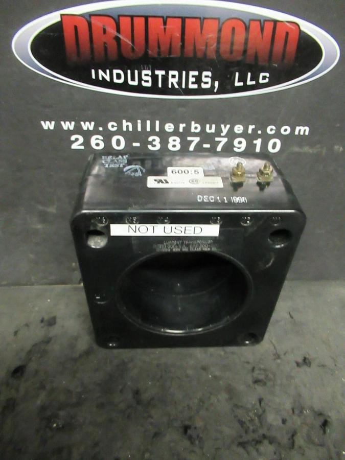 Used INSTRUMENT TRANSFORMERS INC CURRENT TRANSFORMER 300-601 CT 600:5 AMP 50 - 400 HZ