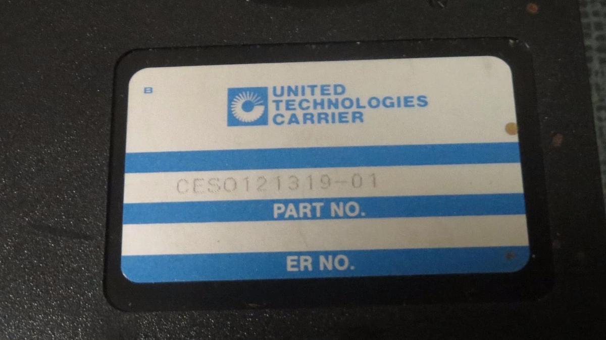 Used CARRIER (SMM) STARTER MANAGEMENT MODULE CES0121319-01 ; CEAS421319-01 REV 01