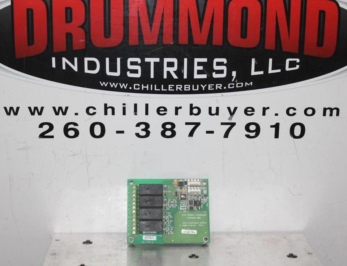 Used TRANE UCP3 QUAD RELAY OUTPUT 6400-1126-03 REV. C X13650806-04 REV. D *WARRANTY*