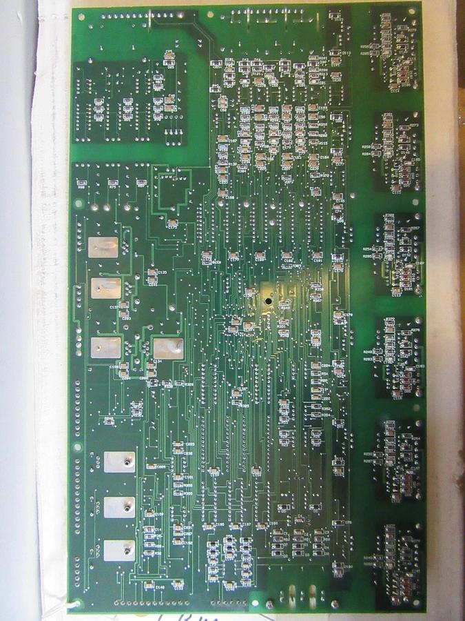 Used EXIDE / POWERWARE 101073072-001 REV N02 INVERTER CONTROL CIRCUIT BOARD