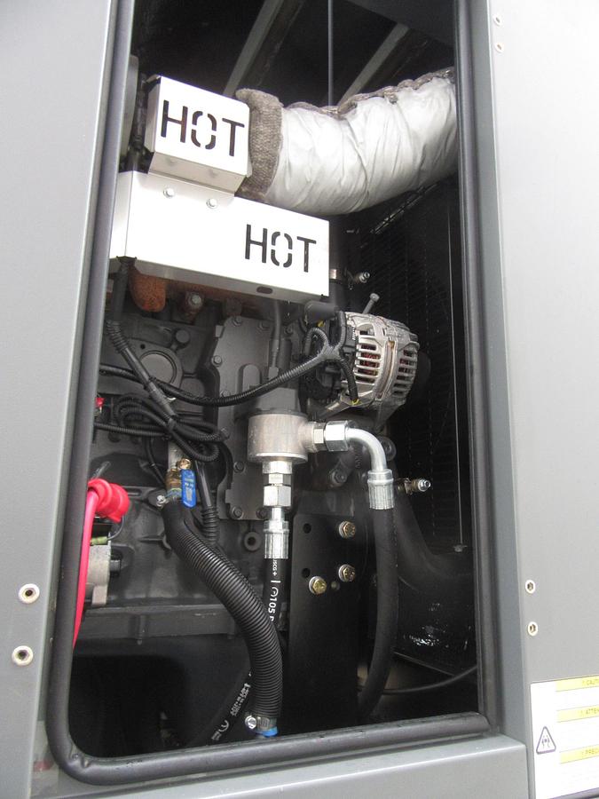 Used 50 KW DIESEL GENERATOR GENERAC 120/240V FPT BRAND NEW SOUND ENCLOSED VIDEO 50 KW