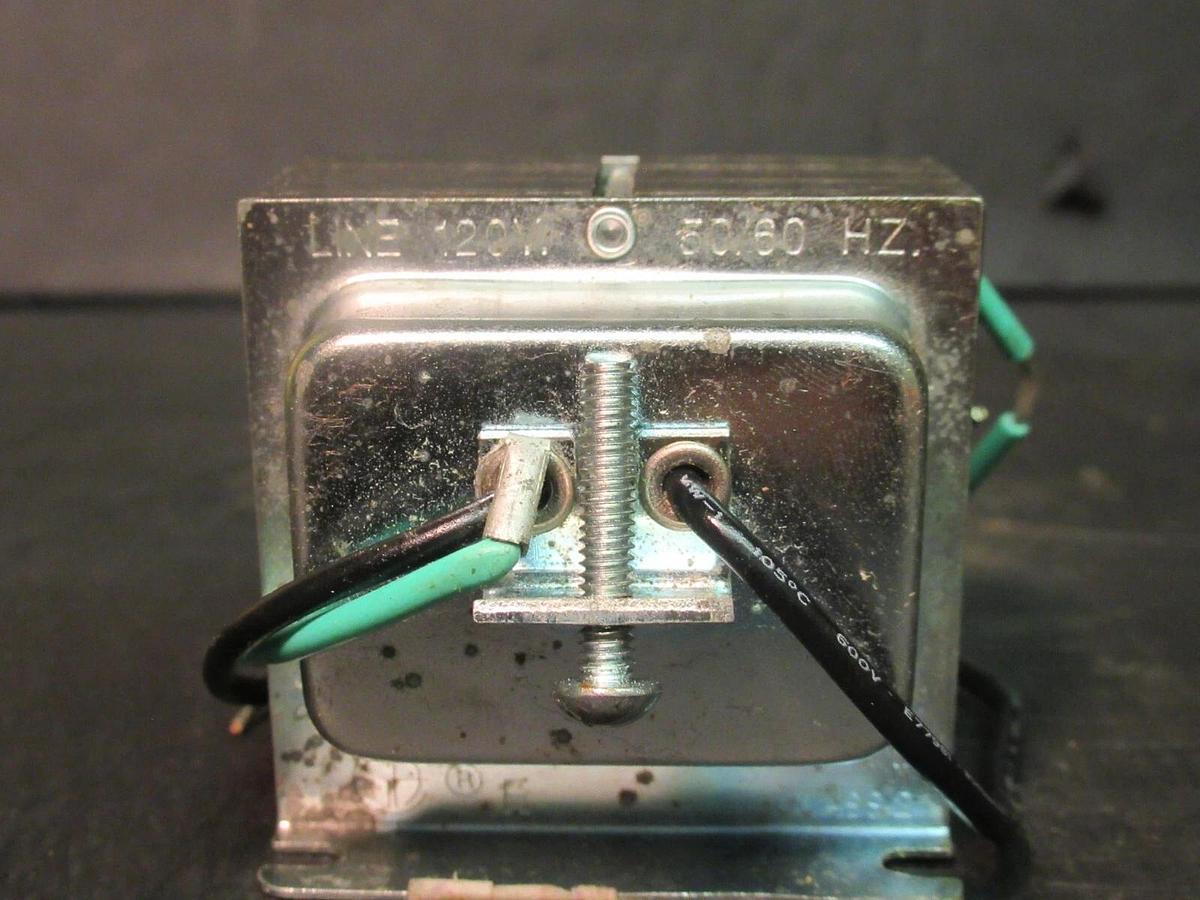 EDWARDS / GENERAL SIGNAL CONTROL TRANSFORMER CAT# 598 120 VAC PRI 8/16/24 VAC