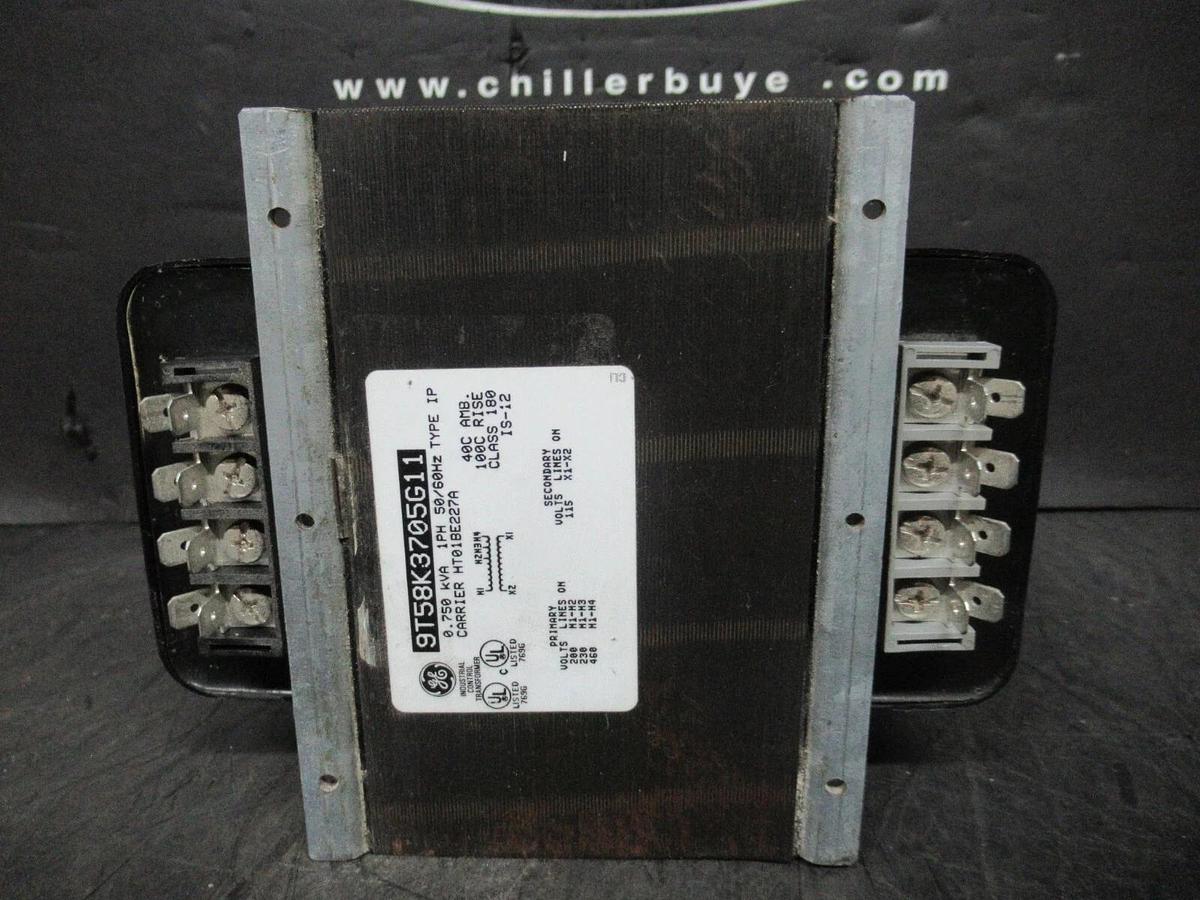 Used GE TRANSFORMER 9T58K3705G11 PRI: 460 V SEC: 115 V 750 VA 1-PHASE **WARRANTY**