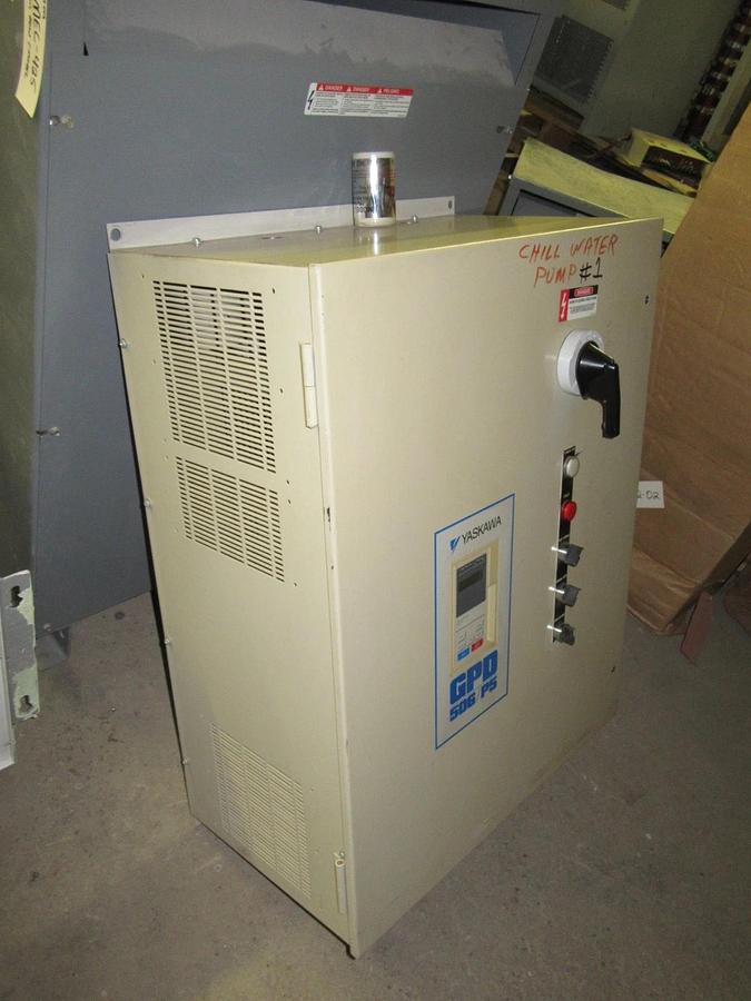 Used YASKAWA VARIABLE SPEED DRIVE C21-BA0VFP 460 VOLT 46 AMP 3-PHASE GPD506-BP