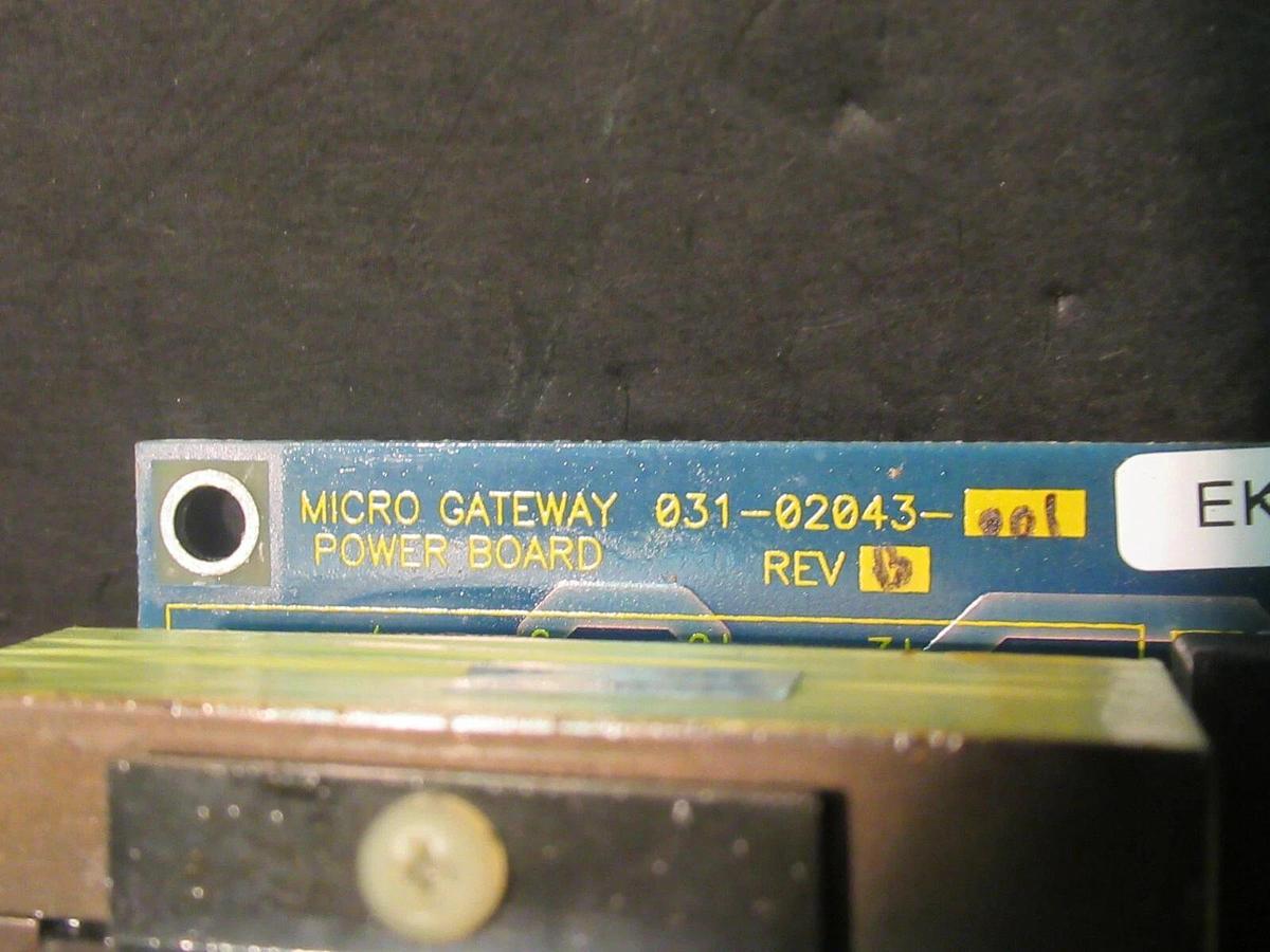 Used YORK MICRO GATEWAY CIRCUIT POWER SUPPLY BOARD 031-02043-001 REV B 031-02043 C