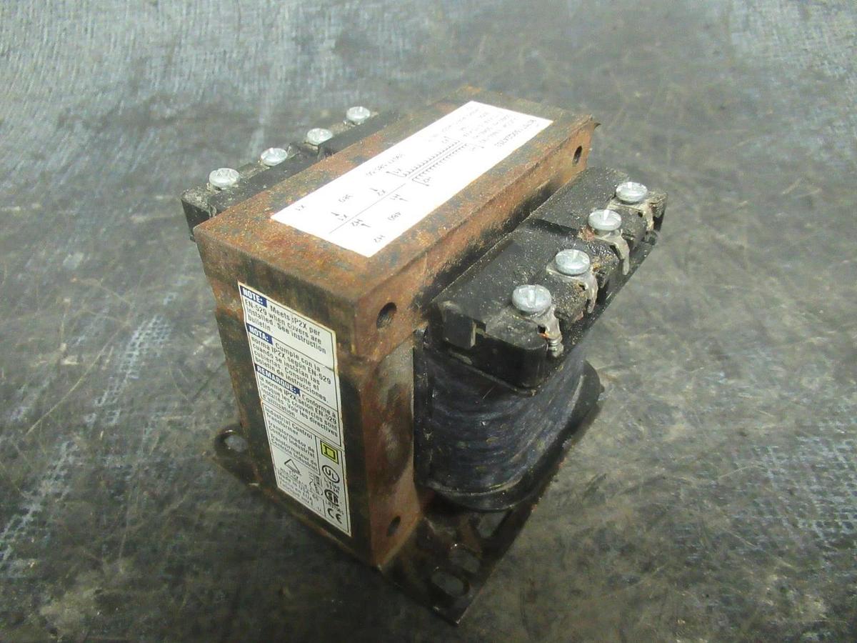 Used SQUARE D TRANSFORMER 9070T150Q24253 150VA 50/60HZ 480/380V **WARRANTY INCLUDED**