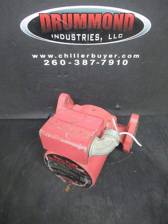 Used MECHANICAL INGENUITY WATER PUMP MI-375-F 250 PSI 480 VOLT 1 AMP 45 GPM