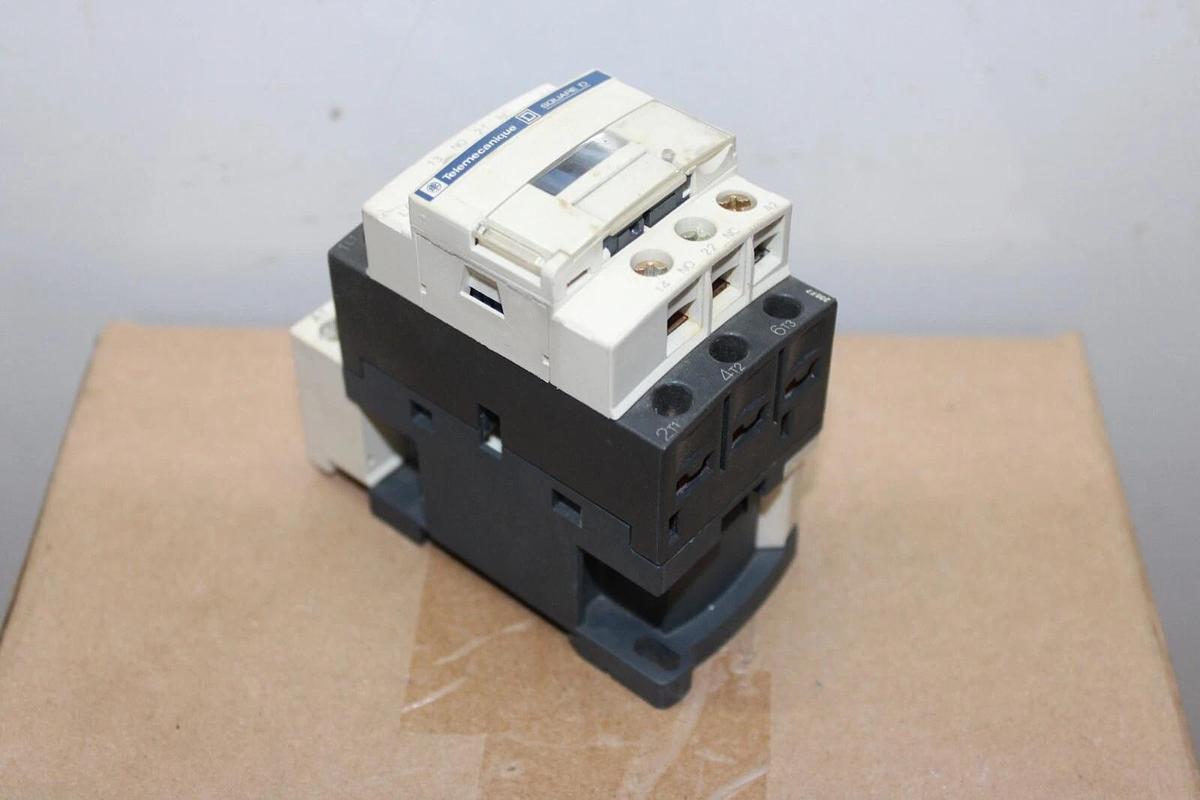 Used TELEMECANIQUE CONTACTOR LC1D09 600 VAC 25 AMP 7.5 HP **WARRANTY**