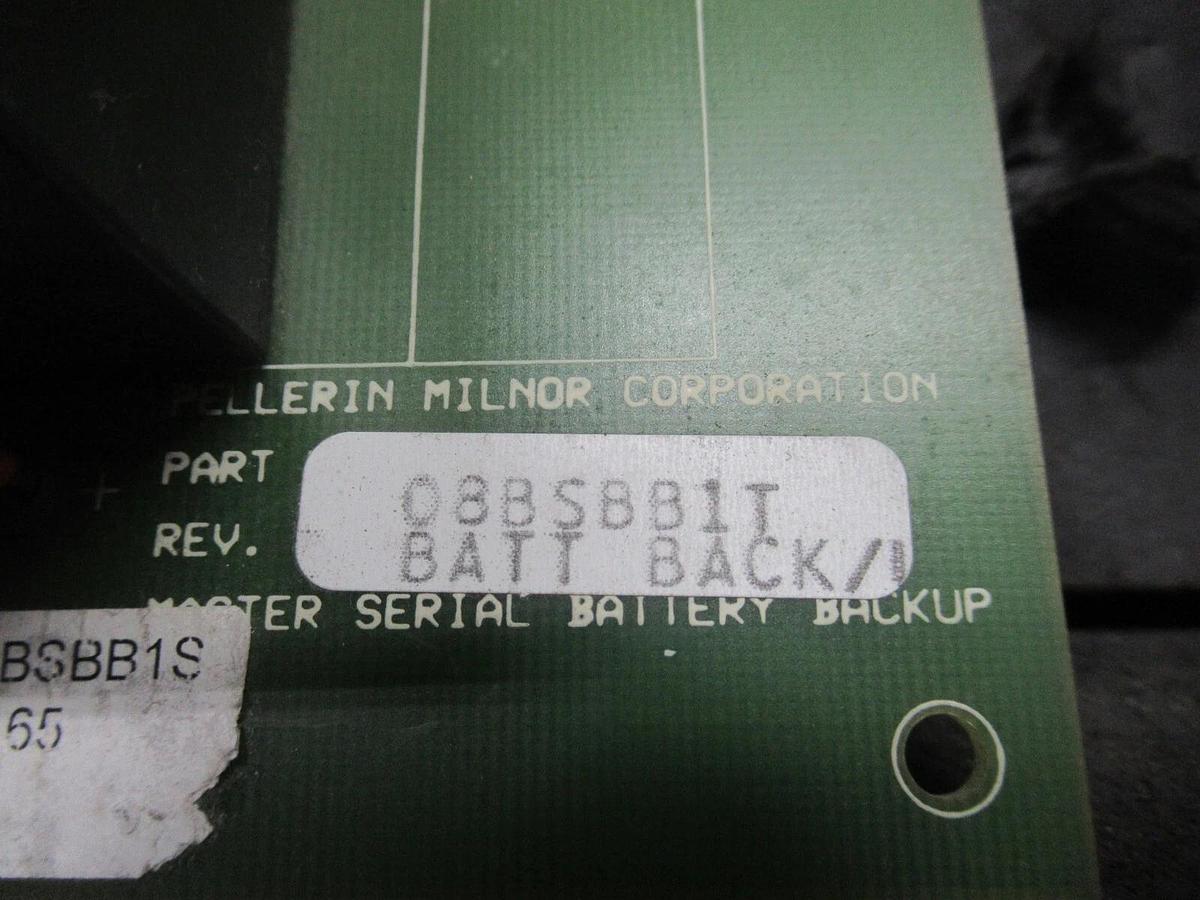 Used PELLERIN MILNOR BACK-UP BATTERY BOARD 08BSBB1T **WARRANTY INCLUDED**