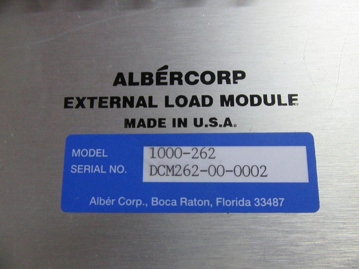 Used ALBERCORP EXTERNAL LOAD MODULE 1000-262 24 VAC x6 DCM x11 LOAD CONNECTIONS