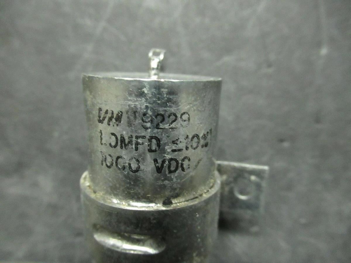 Used I/M SPEC 9229 ALUMINUM CASED CAPACITOR 1 uF 1.0 MFD 1000 VDC 15839 120525-006
