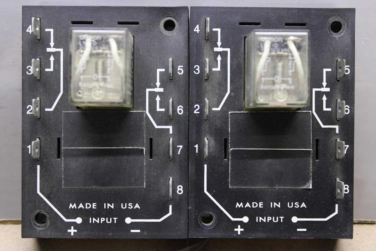 Used LOT OF 2 SSACI SOLID STATE TIMER RELAY ERDM4130S 10 AMP 120 VAC 30 SECOND