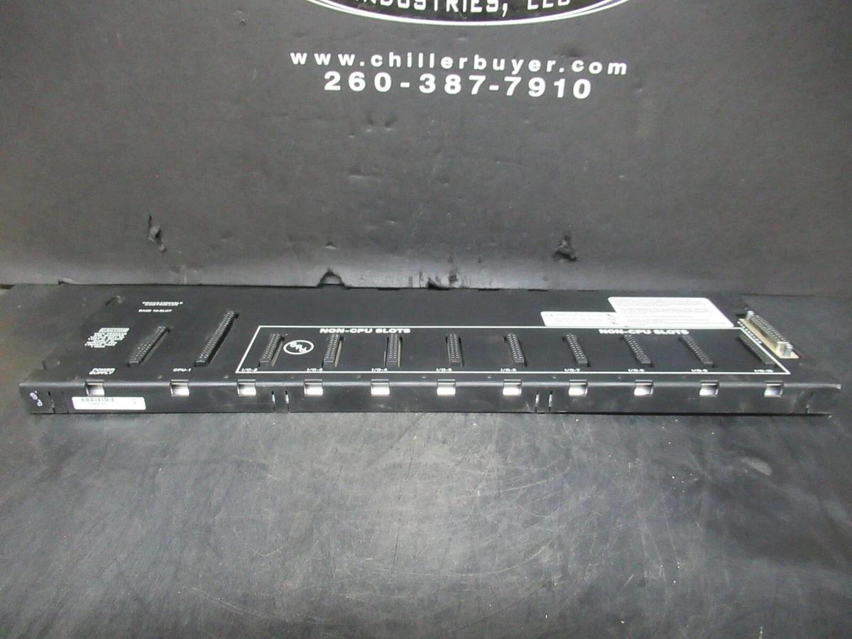 Used GE FANUC 10 SLOT BASE EMI ENHANCED EXTENSTION IC693CHS391K **WARRANTY**