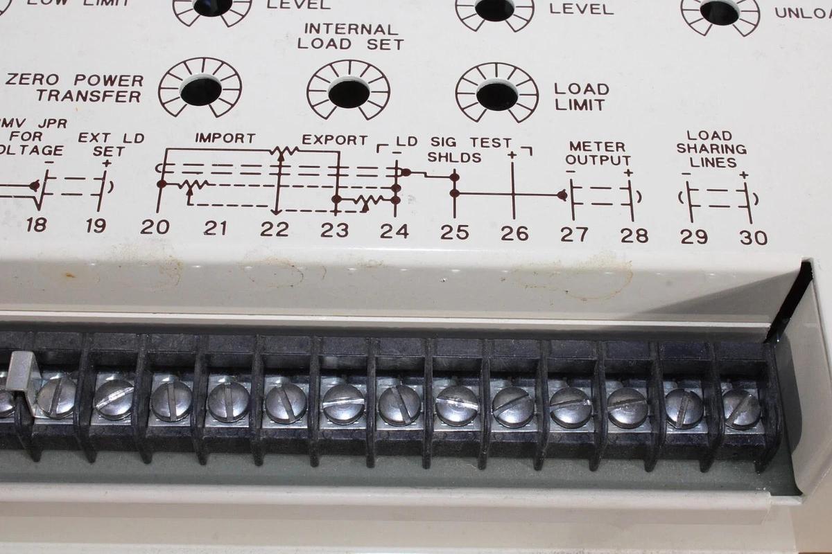 Used WOODWARD AUTOMATIC POWER TRANSFER & LOAD CONTROL 9905-007-N 115-230 VAC