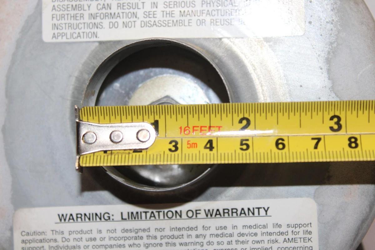 Used AMETEK WINDJAMMER BRUSHLESS FAN 150191-01 24 VDC 1.75" OUTLET *WARRANTY*