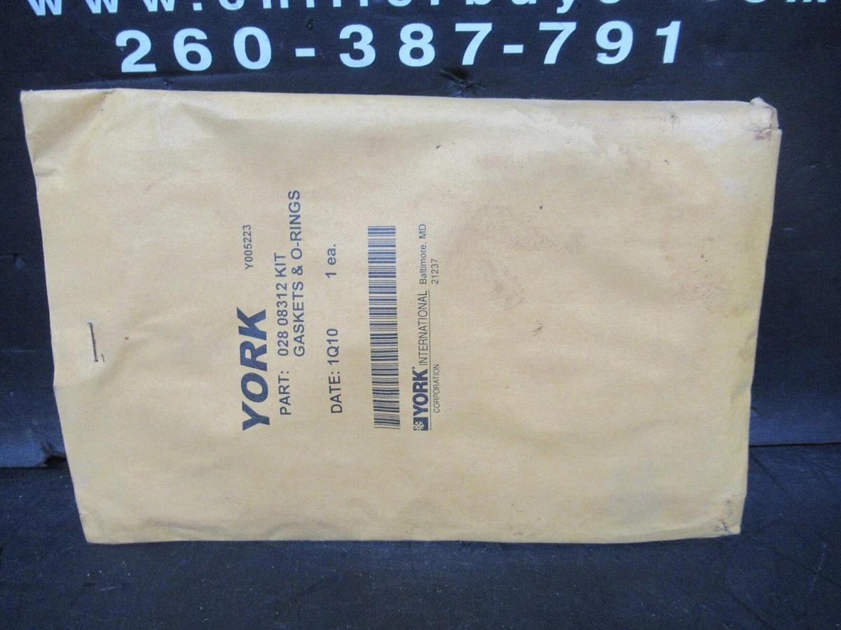 NEW SURPLUS YORK GASKET O-RING KIT 028-08312 **WARRANTY INCLUDED**