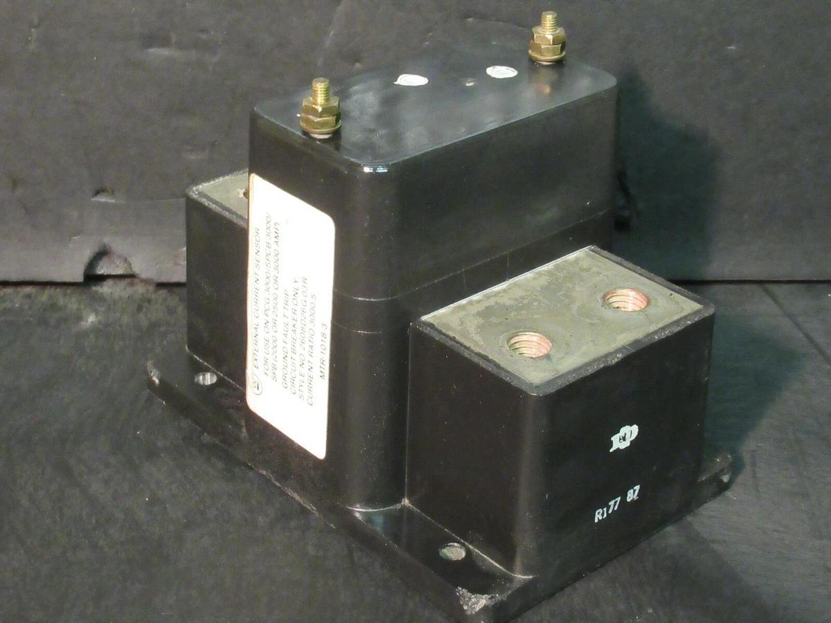 Used WESTINGHOUSE EXTERNAL CT CURRENT SENSOR 2000 - 3000 AMP GROUND FAULT MTR-1018-3