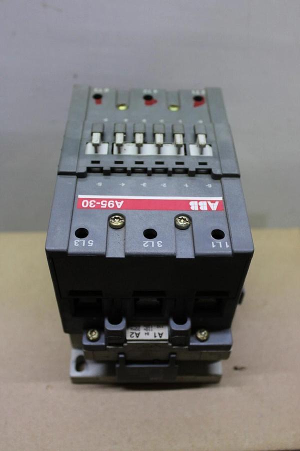 Used ABB CONTACTOR A95-30 125 AMP 600 VAC 75 HP 3-POLE COIL: 120 VOLT **WARRANTY**