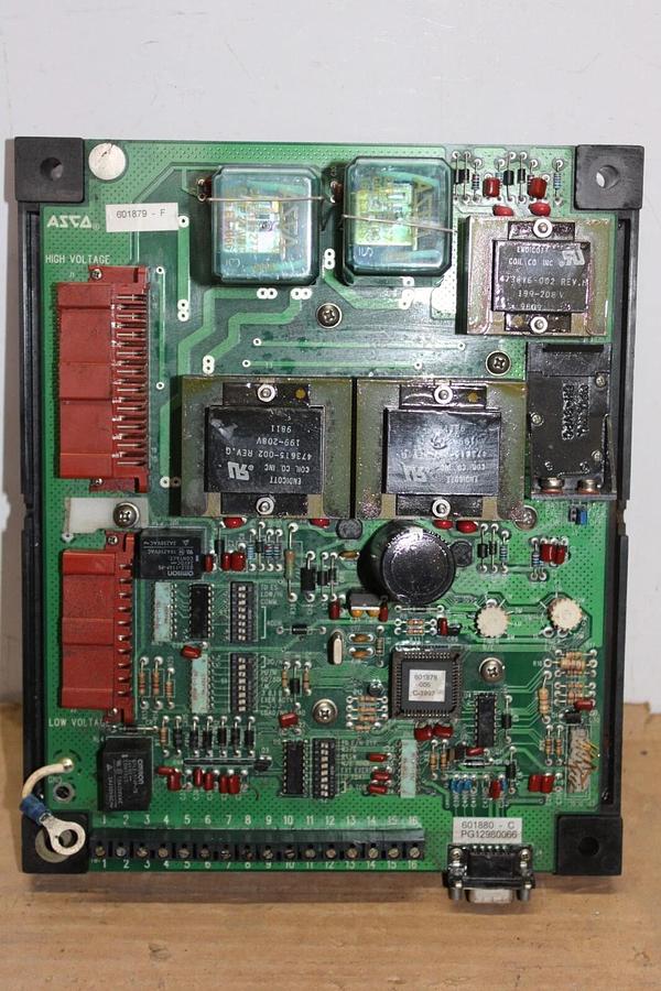 Used ASCO TRANSFER SWITCH CIRCUIT BOARD 601879-F 601880-C **WARRANTY INCLUDED**