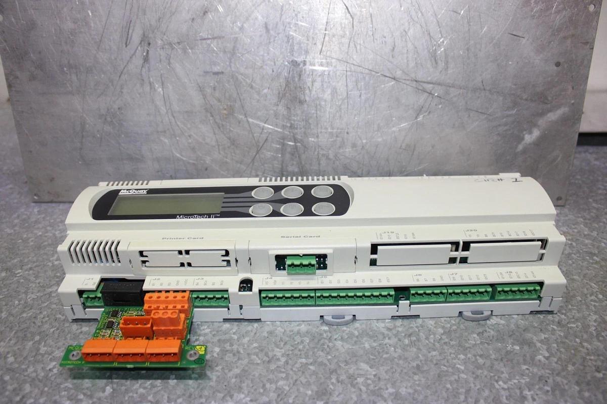 Used MCQUAY CAREL MICROTECH II CHILLER CONTROL MODULE PCO2MQ2BM0 REV. 1.510