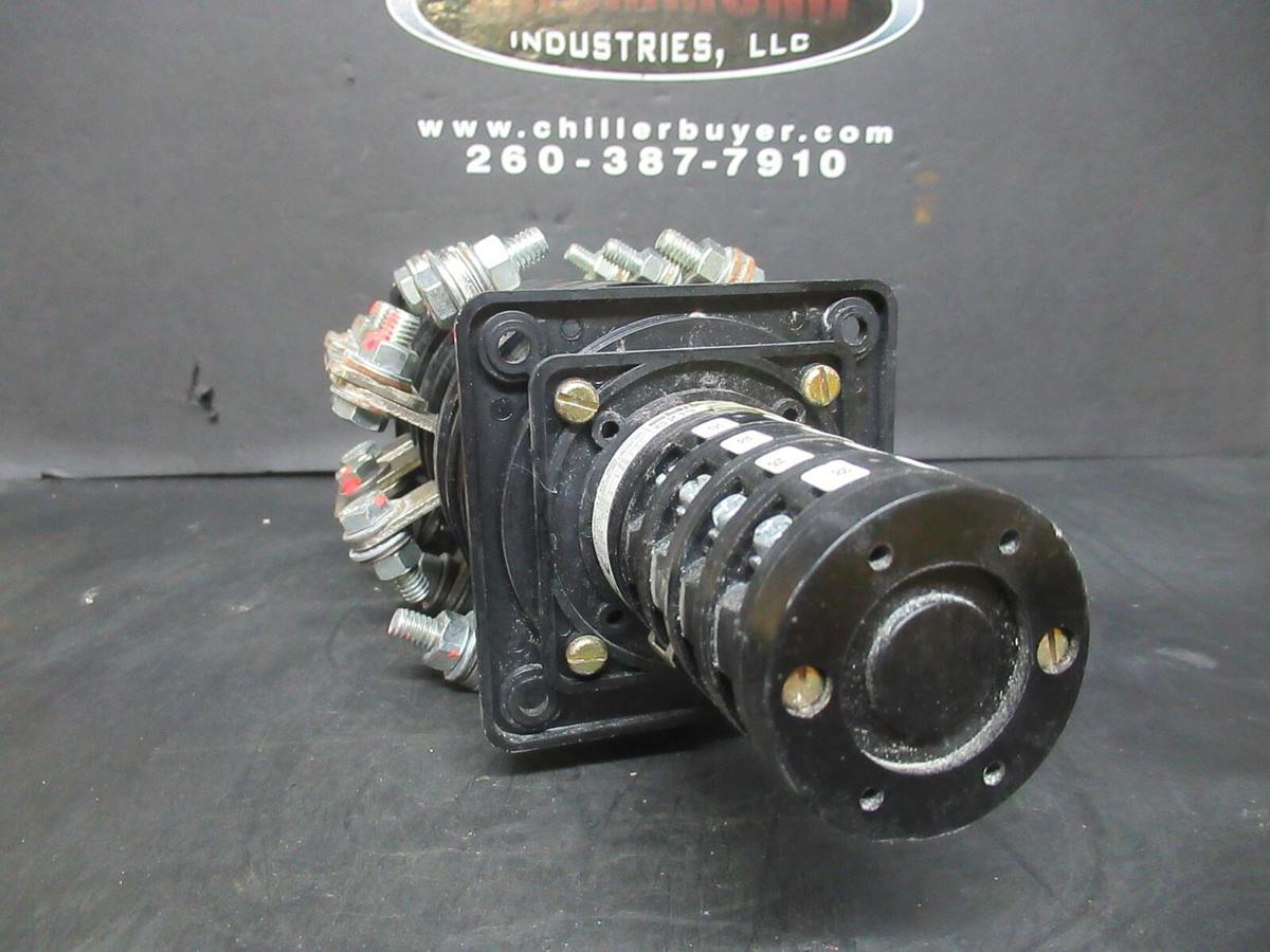Used SALZER ROTARY SWITCH S608 S213 S608US1A1906-00 3 PHASE 600 VOLT 15 AMP 50 HP