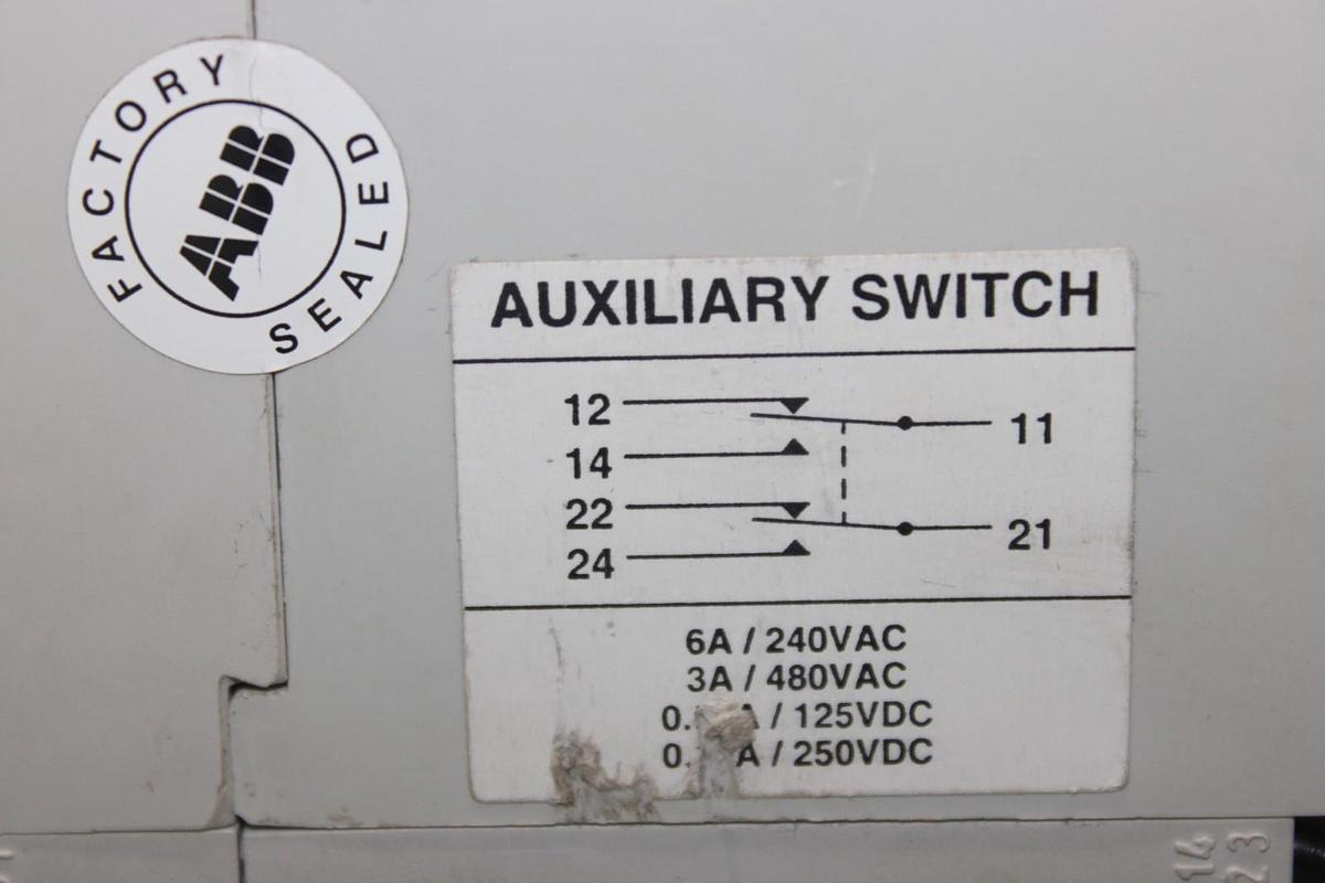 Used ABB CIRCUIT BREAKER SACE S3 S3N 100 AMP 3-POLE 600 VAC **WARRANTY**