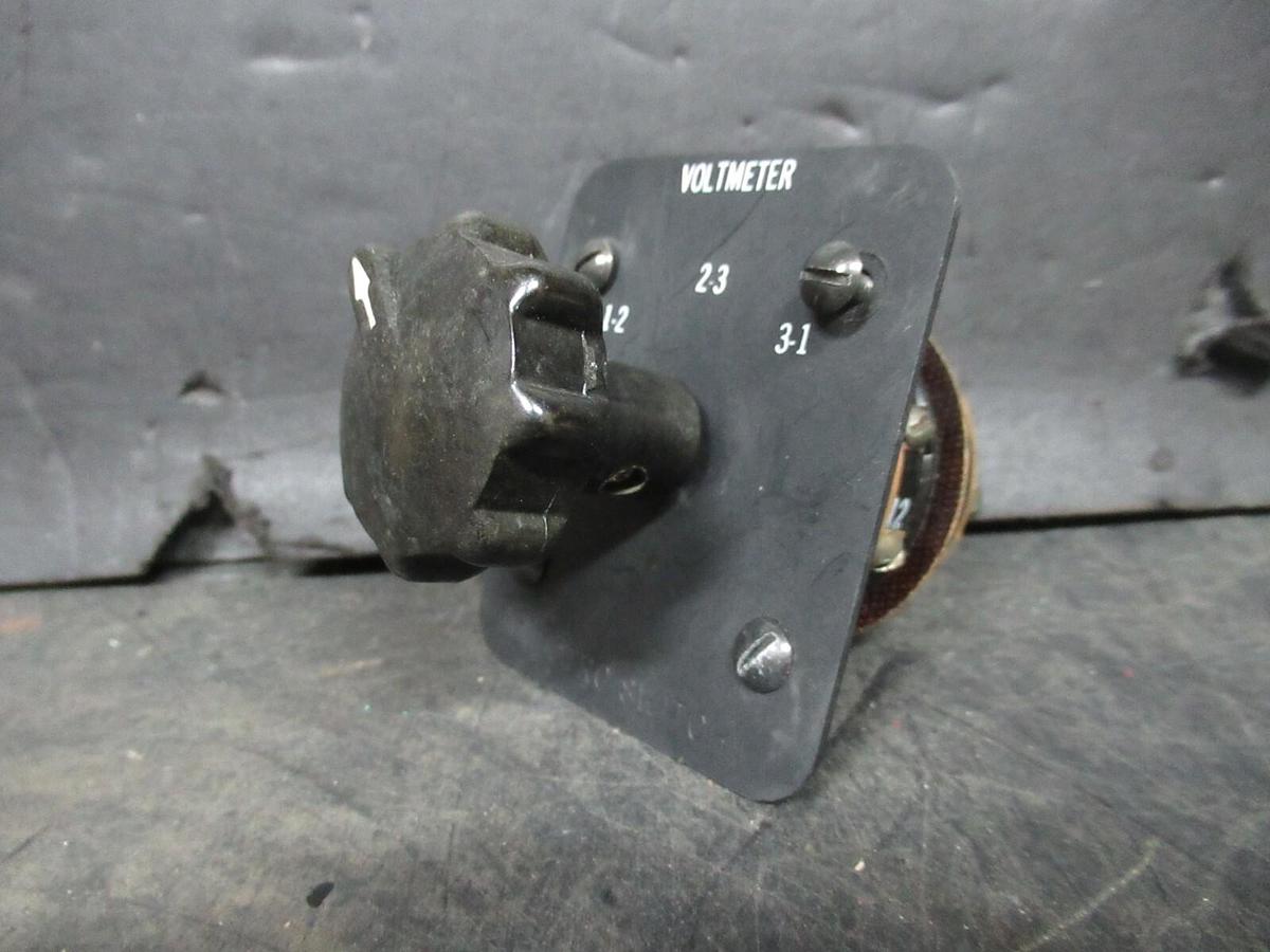 Used ELECTROSWITCH SERIES 31 CONTROL SWITCH 3104C 3-PHASE 125-600 VAC 10-3 AMP