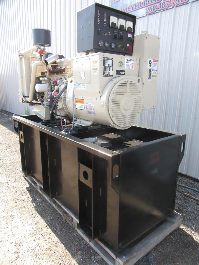 Used 60 KW DIESEL GENERATOR KATOLIGHT 120/240V RE-CONNECTABLE 786 HRS VIDEO WE SHIP