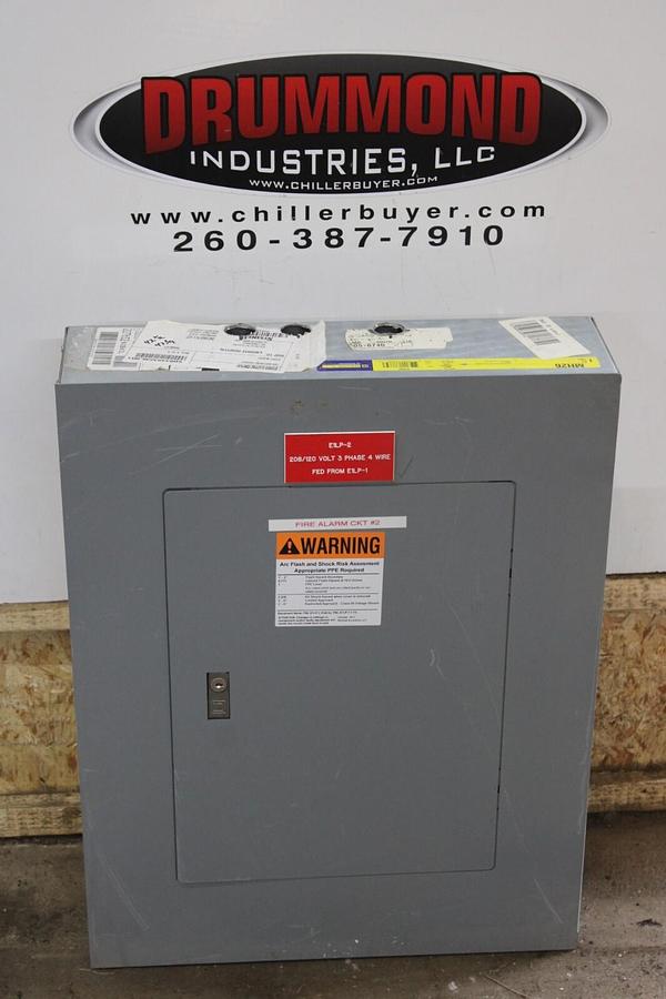 Used SQUARE D NQ SERVICE PANELBOARD MH26 NC26S 100A 240 VAC 3-PHASE