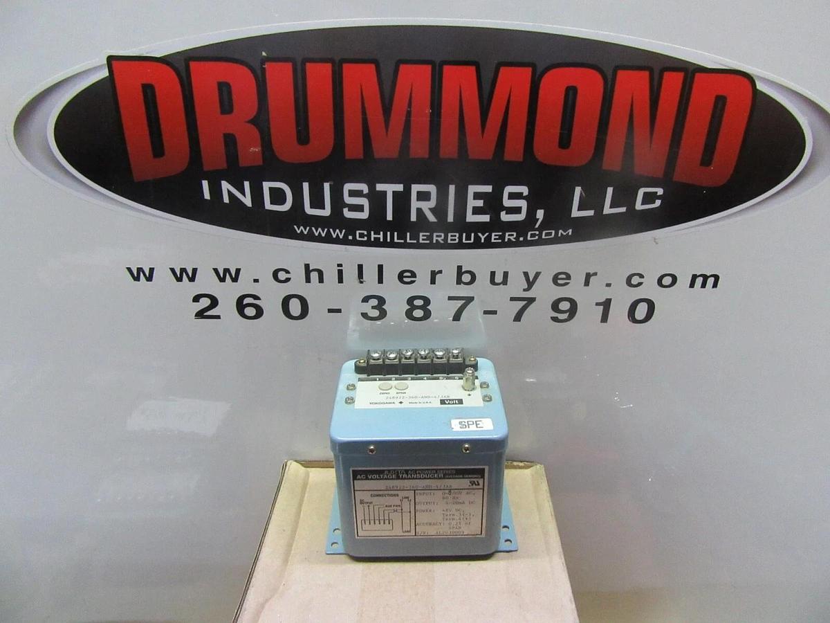 Used YOKOGAWA JUXTA VOLTAGE TRANSDUCER 248922-360-AHD-4/JAB 300 VAC 4-20 mA