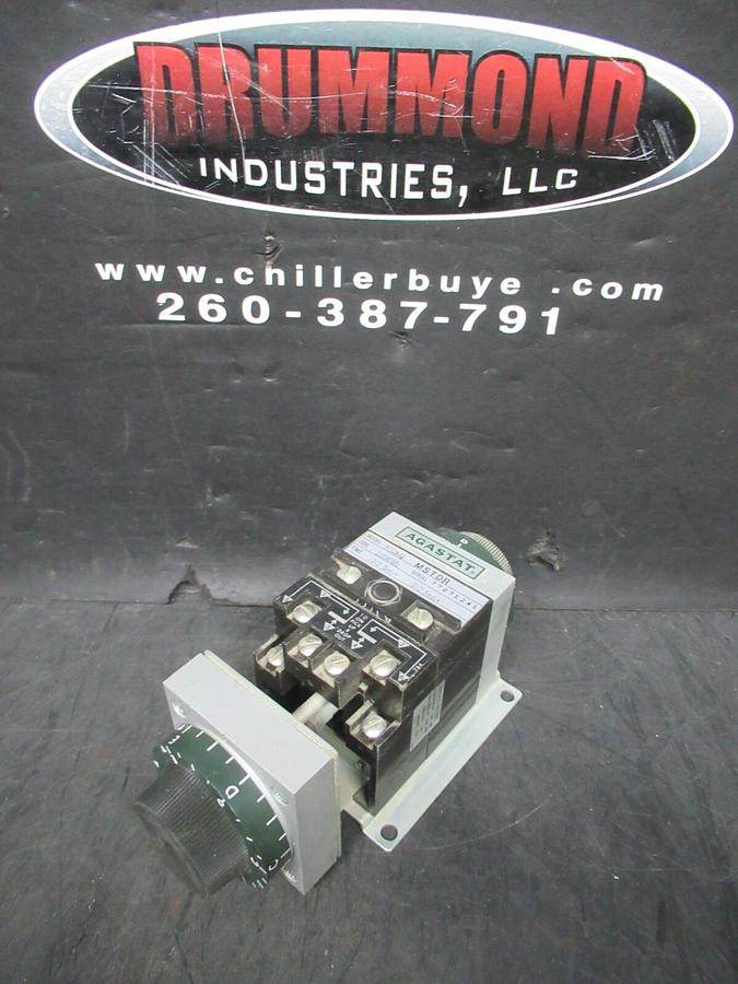 Used AGASTAT TIME DELAY RELAY 0.2-2 SECONDS 7032AAA 120 VOLT VOIL 600 VAC 10 AMP