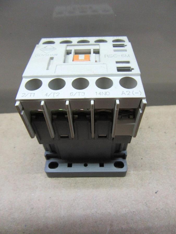 Used LOT OF 2 BENSHAW CONTACTOR RSC-6M 600 VAC 20 AMP 3-POLE 3-PHASE 3 HP
