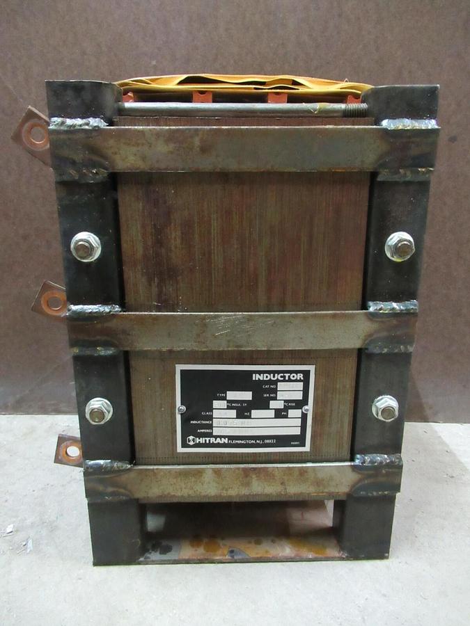 Used HITRAN 3 PHASE TYPE AC DOUBLE DELTA INDUCTOR AP1566 0.075 MH INDUCTANCE 165 AMPS