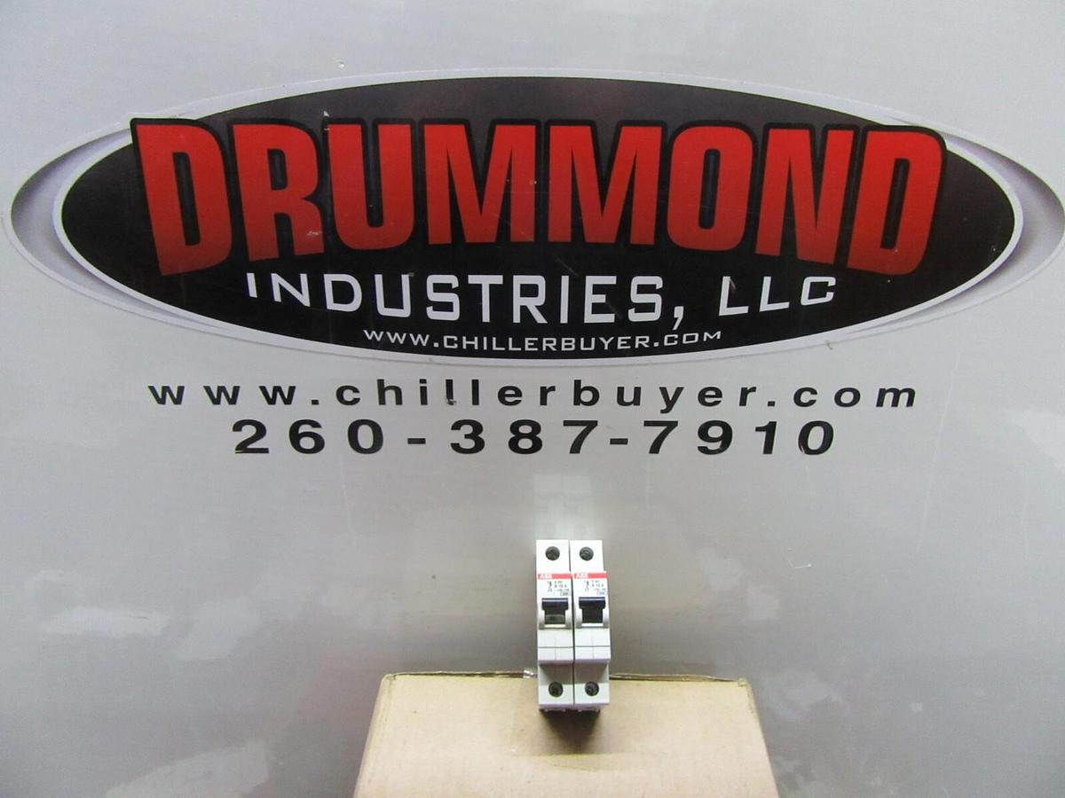Used LOT OF 2 ABB S202-K10A 230/400 VOLT 10 AMP SINGLE POLE **WARRANTY INCLUDED**