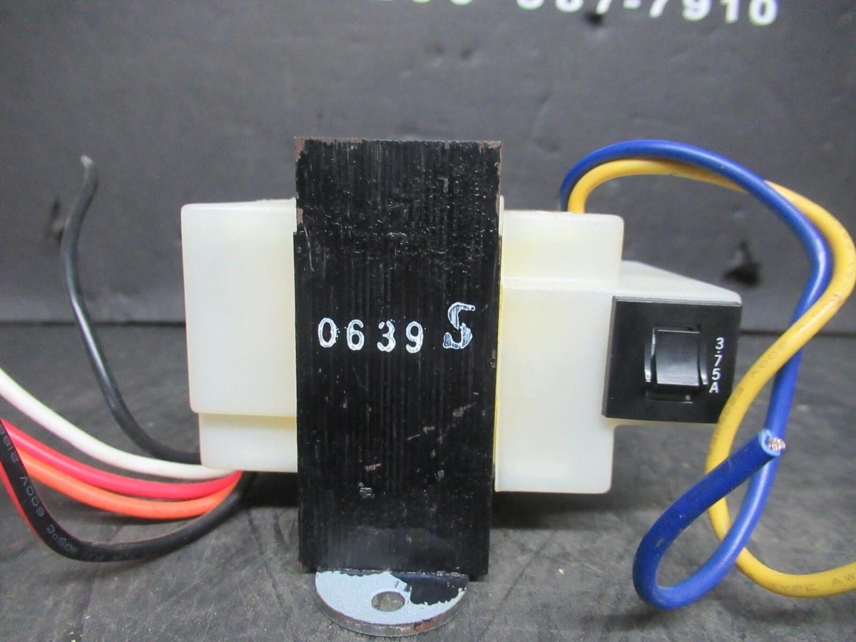 Used 75 VA GEMTECH TRANSFORMER 7521FB PRI: 480 VAC SEC: 24 VAC **WARRANTY INCLUDED**