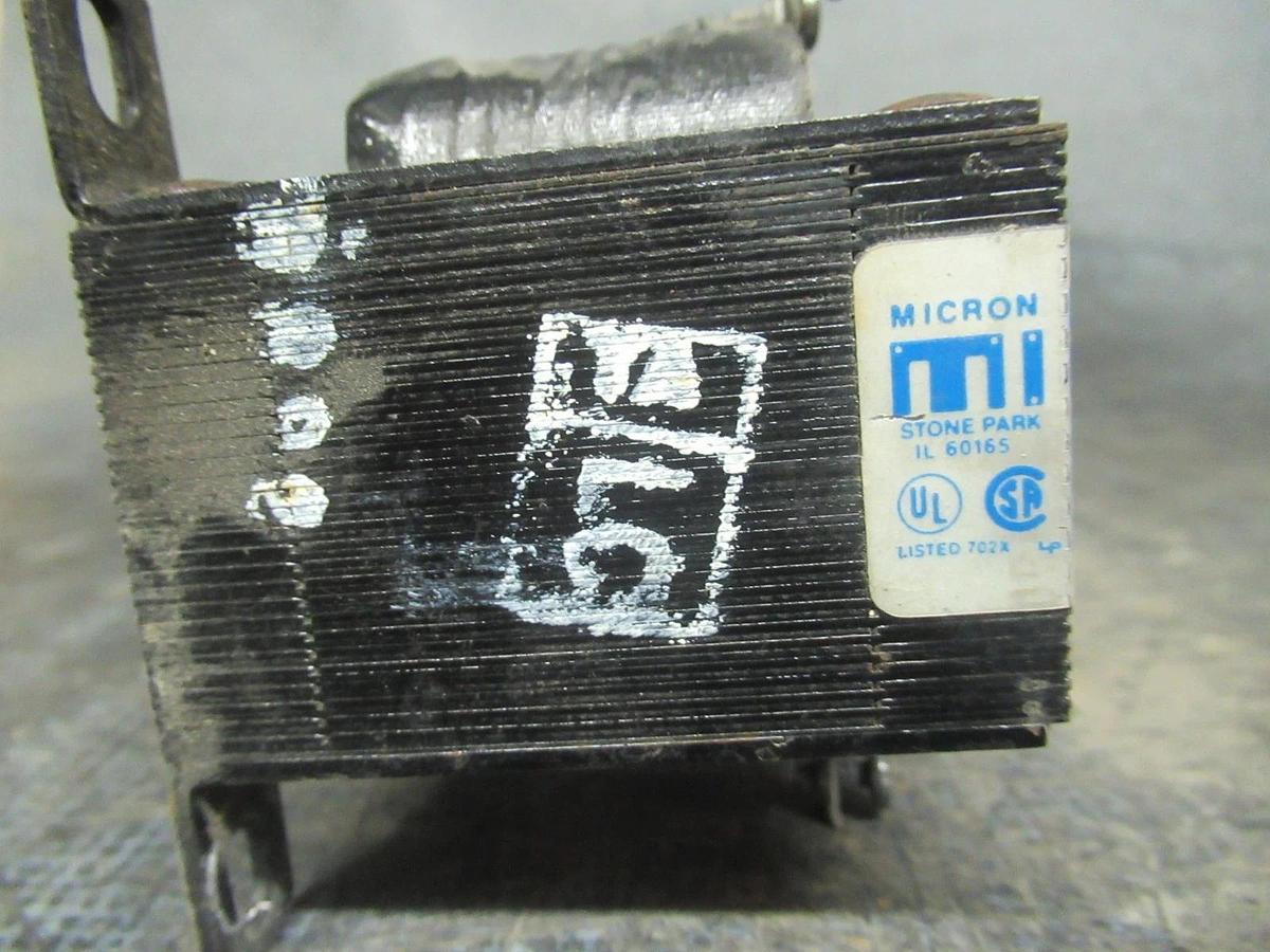 Used MICRON CONTROL TRANSFORMER C050-0390-5 60HZ 480V 50VA INPUT:480V OUTPUT:120V