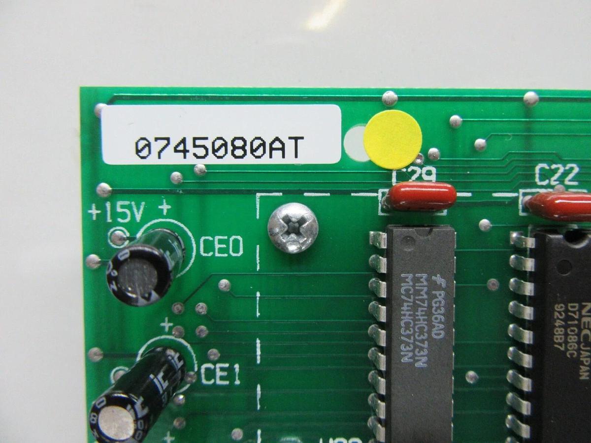 UNITED POWER CORP DISPLAY CIRCUIT BOARD 0745080AT PCB-10004 REV. 3