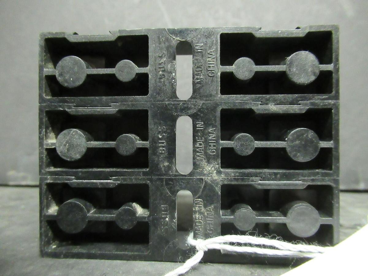 Used BUSSMANN FUSE HOLDER BCA6033PQ FOR 30 AMP 600V FUSES **WARRANTY**