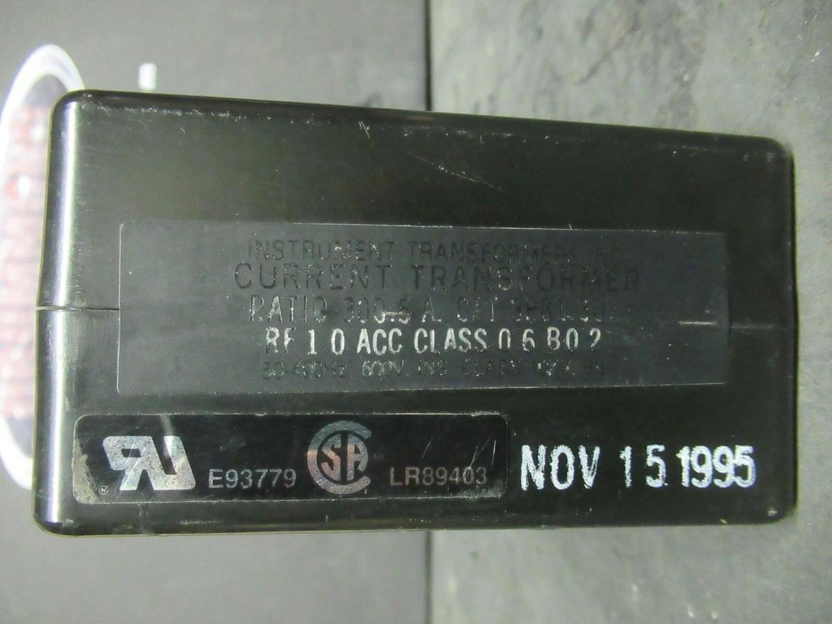 Used CUTLER HAMMER CT CURRENT TRANSFORMER 2092A37H05 300:5 RATIO SENSOR **WARRANTY**