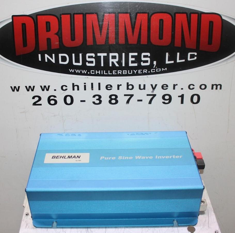 Used BEHLMAN PURE SINE WAVE INVERTER S600-148 INPUT: 48 VDC OUTPUT: 110 VAC 600W
