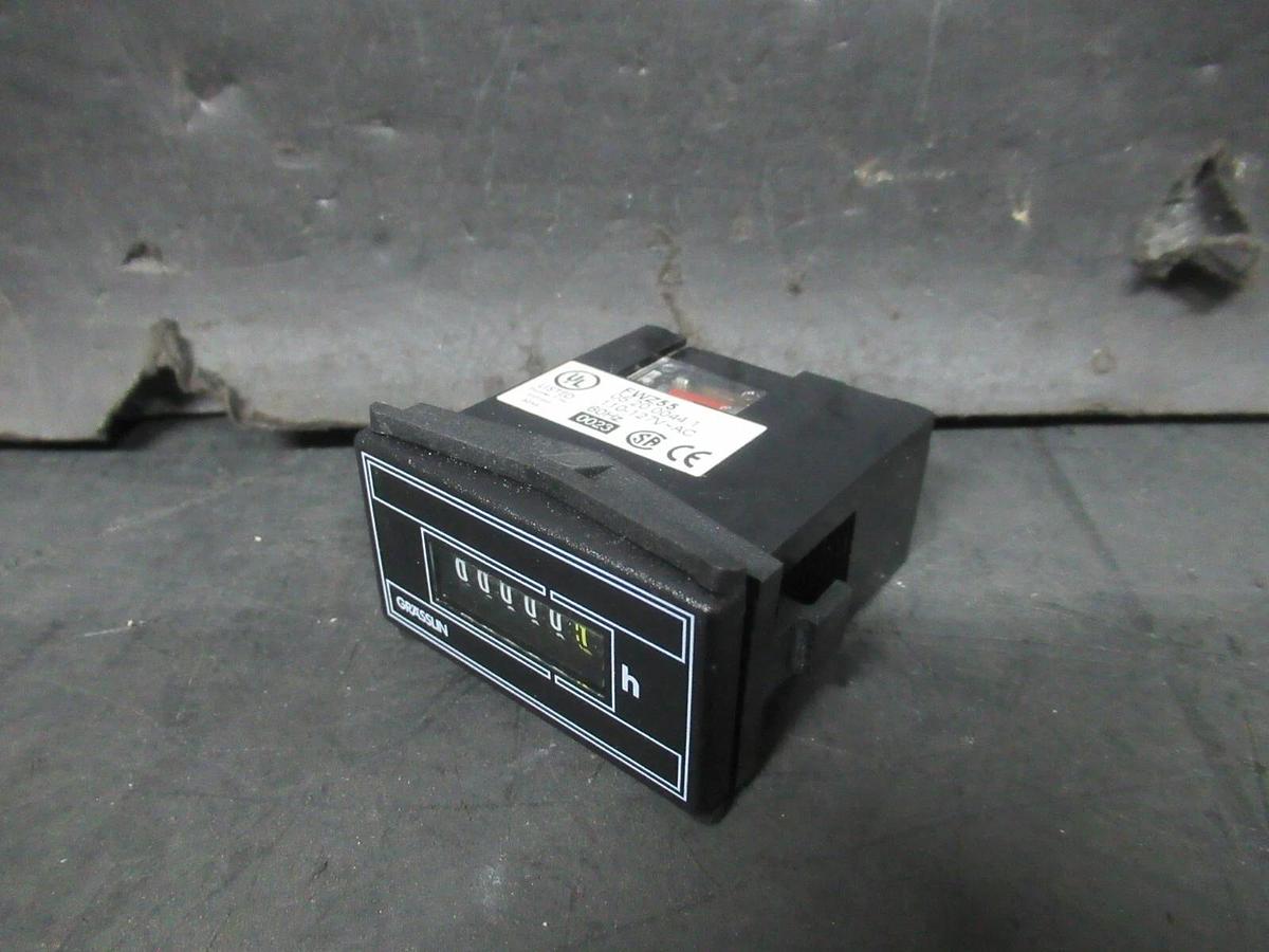 NEW SURPLUS GRASSLIN ELAPSED TIME INDICATOR FWZ55 05.20.0044.1 110-127 VOLT