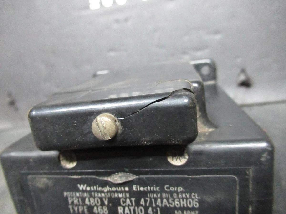 Used WESTINGHOUSE TRANSFORMER 4714A56H06 PRI: 480 VOLT RATIO: 4:1 **WARRANTY**