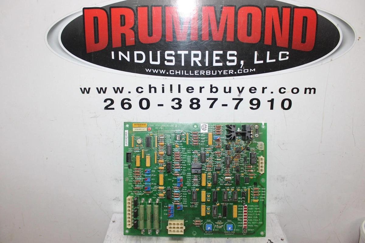Used YORK CHILLER LOGIC CONTROL CIRCUIT BOARD 031-00936-003 REV. G1 **WARRANTY**