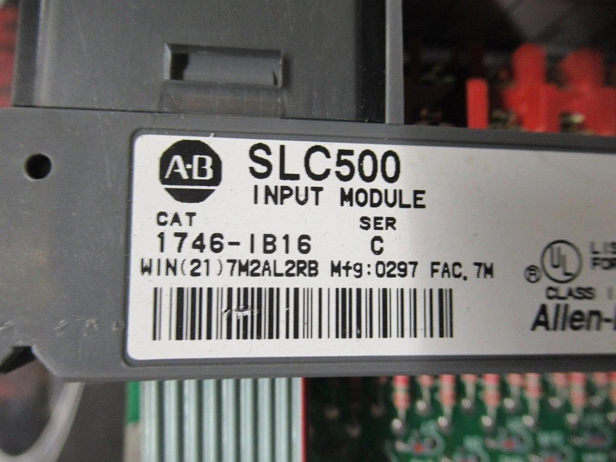 ALLEN BRADLEY SLC-500 INPUT MODULE 1746-IB16 SER. C *NEW SURPLUS*