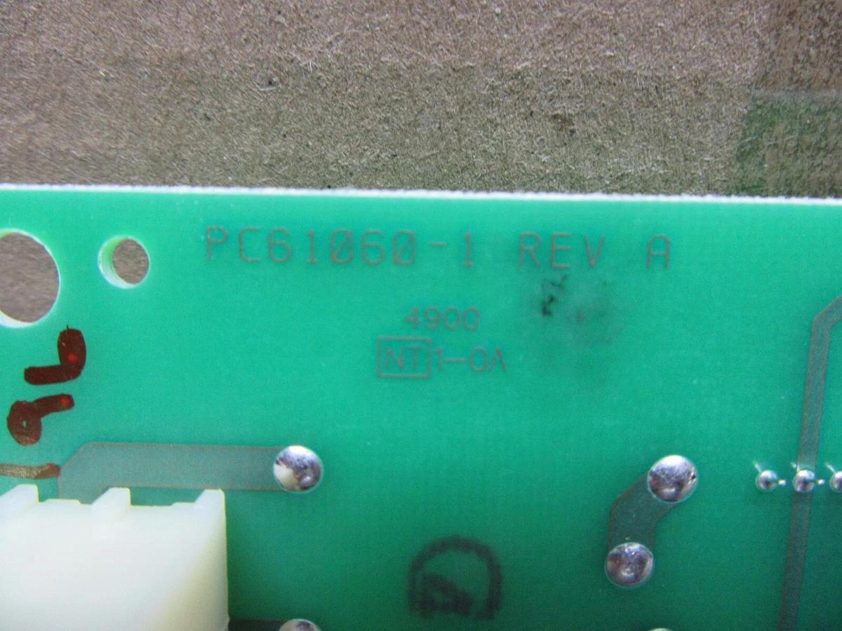 CYBEREX CIRCUIT BOARD 41-98-610614 REV. C PCB-61060-1 REV. A **WARRANTY**