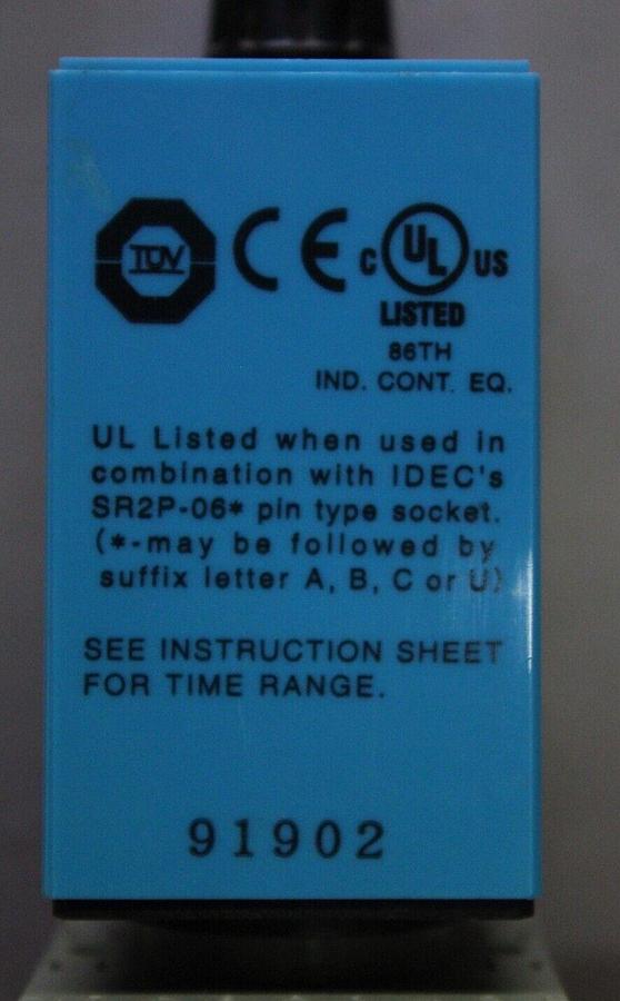 Used IDEC ELECTRONIC TIMER RTC-P1AF20 240 VAC 10 AMP **WARRANTY INCLUDED**