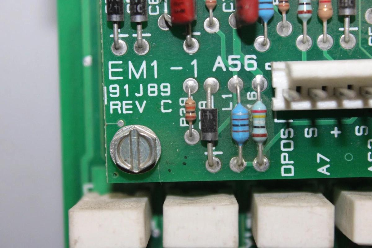 Used LENNOX HVAC CONTROL BOARD 34M52 M1-6 REV. C W/ 91J89 EM-1 REV C ECONOMIZER BOARD