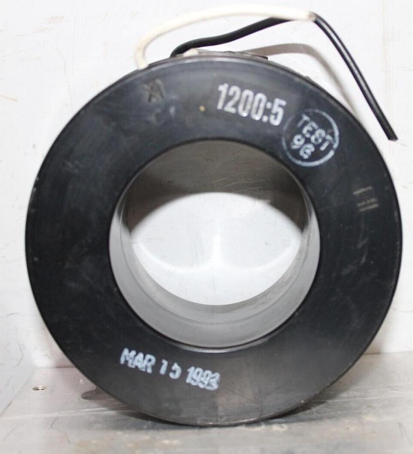 Used INSTRUMENT TRANSFORMERS CURRENT TRANSFORMER 180-RL-122 1200:5 50-400HZ 600V